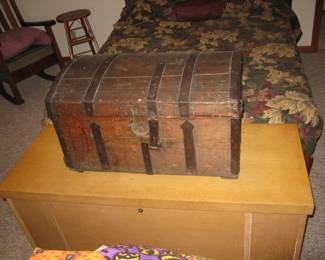 Vintage trunk and Hope Chest