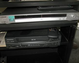 Sony CD Player - Magnavox VHS Player