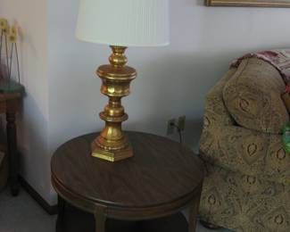 Vintage Table and Lamp