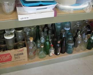 Vintage Bottles - Canning Jars