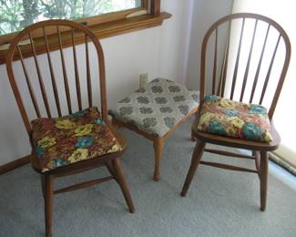 Vintage Chairs and Stool