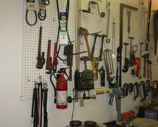 Tools in Pole Barn