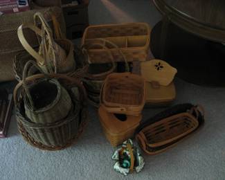 Weaved Baskets some Longaberger 