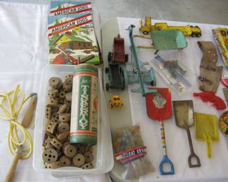 Vintage assortment of toys