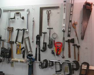 Tools in Pole Barn