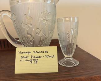 Pitcher and tumbler