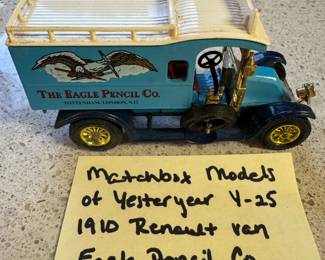 Matchbox Models of Yesteryear Y-25 1910 Renault Van "Eagle Pencil Co"