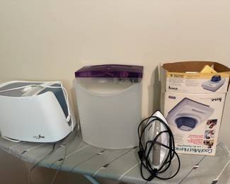 dehumidifiers, shredder, iron, ironing board