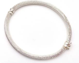 925 Sterling Silver Textured Bracelet