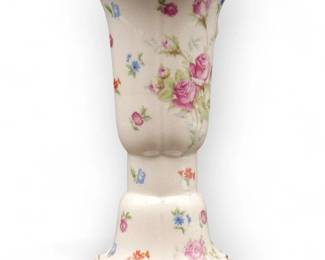Gold Castle Floral Porcelain Vase