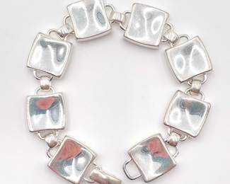 RLM 925 Sterling Silver Square Link Bracelet