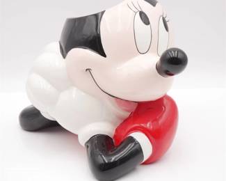 1990s Disney Treasure Craft Minnie Mouse Cookie Jar