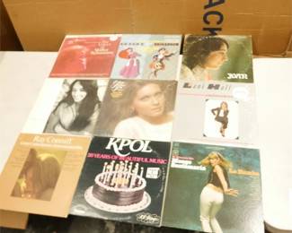 Lot Of 9 Assorted Vinyl Records ft. Joan Baez, Olivia Newton, Lani Hall + More