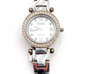 Ecclissi 925 Sterling Silver Watch with Mother of Pearl Dial