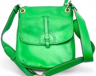 Leather Crossbody Bag w/ Magnetic Closure