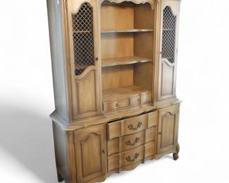 French Provincial Style Buffet & Hutch by White Furniture