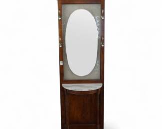 Pulaski Furniture Corp. Hall Tree w/ Mirror & Marble Top