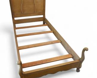 Vintage French Provincial Style Twin Bed Frame