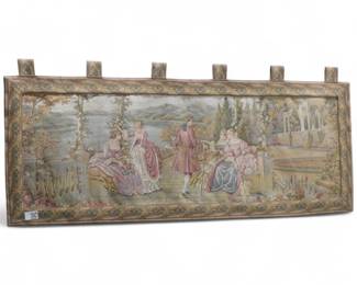 Belgian Aubusson-Style French Scene Tapestry