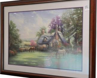 Thomas Kinkade 'A Perfect Summer Day' Limited Edition Canvas