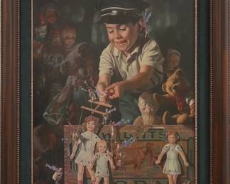 Bob Byerley 'The Puppeteer' Giclee Print, Signed