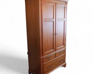 Ethan Allen Armoire w/ Storage Drawers
