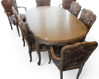White Furniture Company French Provincial Dining Set