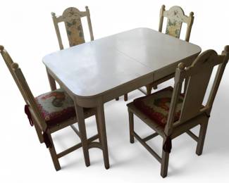 Northwest Chair Co. Table & Four Chairs