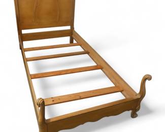 Vintage French Provincial Style Twin Bed Frame