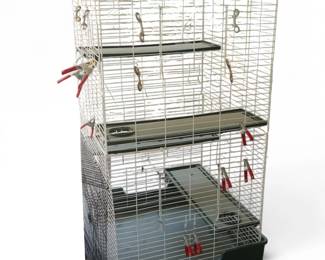 Multi-Tier Metal Bird Cage