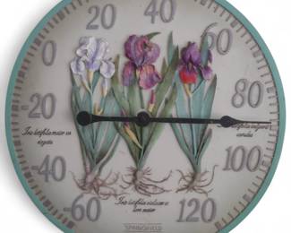 Springfield Clock w/ 3D Floral Relief Design
