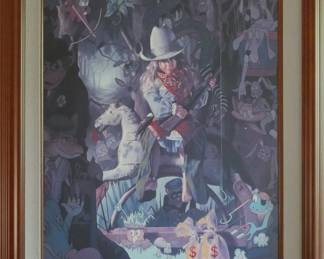 The Lookout by Bob Byerley Signed Framed Print