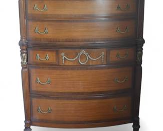 Federal Style Mahogany Chest of Drawers by Lengco
