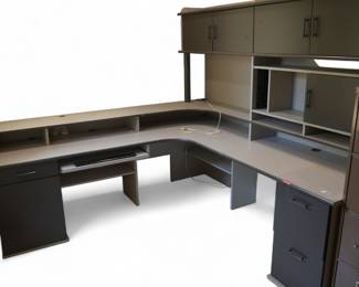 Corner Workstation Desk w/ Storage