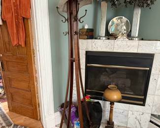 Oak Coat Rack 