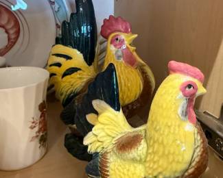 Porcelain Chickens 