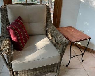 wicker chair, we have 2