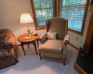 recliner, fabric