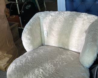 Pottery Barn Kids Desk Chair in Fur.