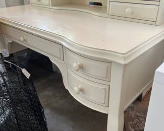 Pottery Barn Kids Desk that matches bed and chair for sale.