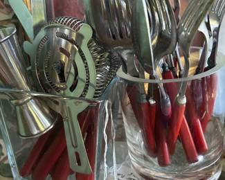 Bakelite Handle Silverware