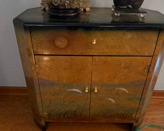 Side table with marble top
