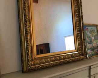 Gilt framed mirror