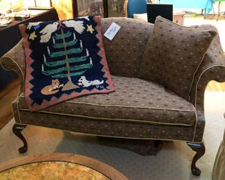 Chippendale settee with……. Bee fabric