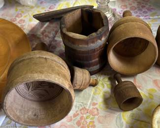 Collection of butter molds, priced separately