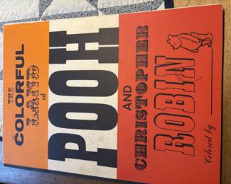 1960 edition of Pooh coloring book