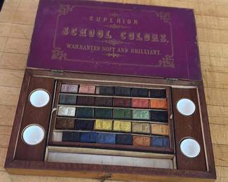 Antique paintbox