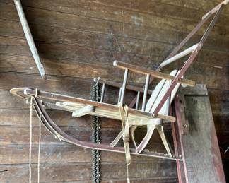 Vintage child's sled