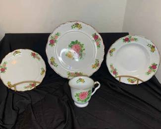 16 Piece Tienshan Floral Set