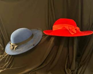 2 Geo. W. Bollman Wool Hats